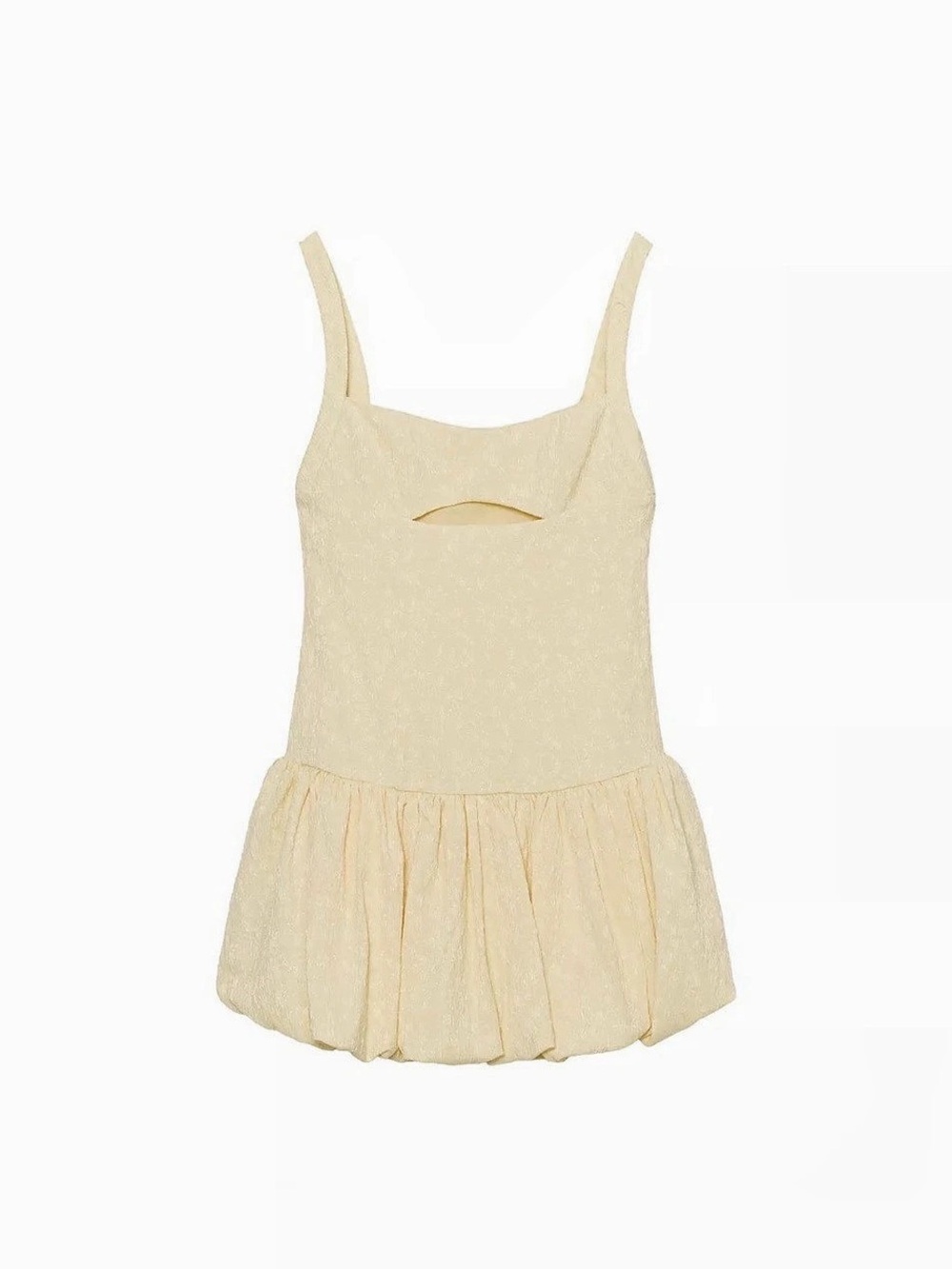 Zara Textured Balloon Mini Dress
